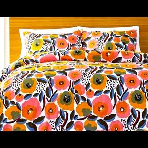 Marimekko king duvet cover and pillow shams